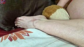 lactating woman enjoys a gentle encounter with a big black partner