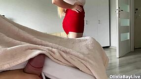 Stepmother Shows Outfit While I Jerk Off!