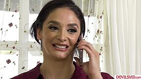 Horny babe asks, 'Can I fuck your stepdad?' in rough teen encounter.