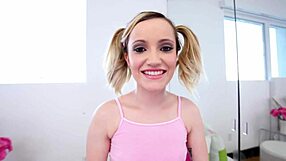 19 yo petite babe pov blowjob huge cock no hands swallow load