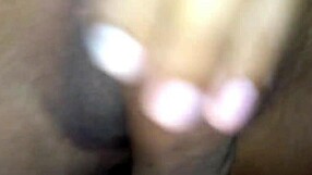 Tight pussy gets so wet from cock rubbing!