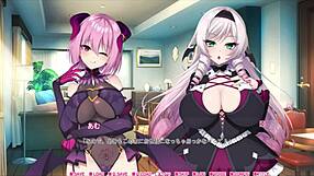 Three beauties from vr world kemonomimi mumma vampire become my roommates in gameplay 01