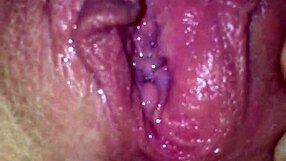 amateur slowly masturbates with vibrator in point of view, teasing to orgasm