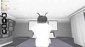 Slutty nun in Roblox gets filled by horny dude.