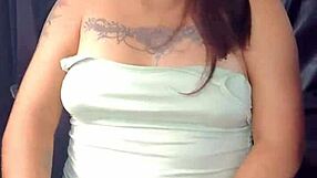 latina whore shows tits and lingerie in public outdoor car