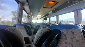 Stepson Caresses Stepmom On Public Bus!