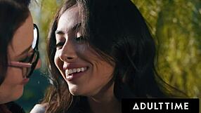 Adult time - lesbian milf jessica ryan squirts all over sexy age gap girlfriend chloe surreal