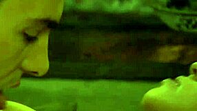 Asian brunette strips and dances erotically