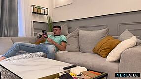 He Fills Tits with Cum After Arguing About Friend Fuck