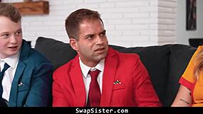 broke stepsisters arrange a deal with stepbrothers