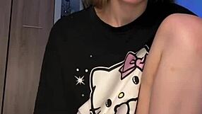 teen explores her body with toys on webcam