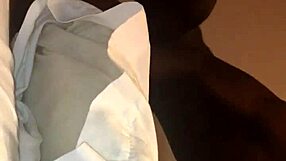 Ebony woman with big ass on big black cock