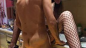 THE BEST SEX IN THE KITCHEN with milf wife