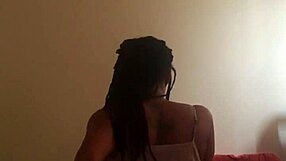 Watch This Amateur Ebony Princess Ride That Big Cock Hard!