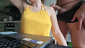 jerking off to my best friend's mom until she catches me