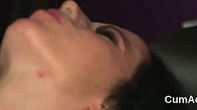 slutty honey pov facial swallowing jizz cum swapping sucking