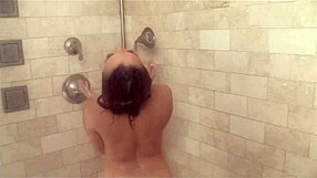 tattooed black man fucks white chick in the shower