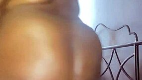 Anal Show for My Fans with Ebony Curvy Ass and Dildo Masturbation