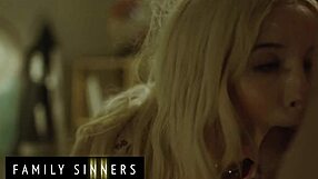 hot blondie fucks stepbro after boyfriend leaves