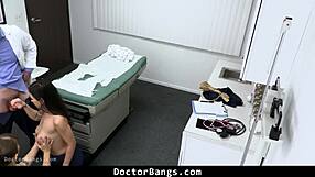 Innocent Young Nurse Bends Over for Doctor's Checkup. She Gets Fucked Doggystyle by Big Cock.
