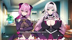 Three beauties from vr world kemonomimi mumma vampire become my roommates in gameplay 01