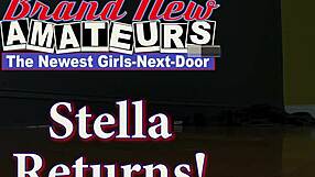 Petite Brunette Stella Deepthroats Big Boner