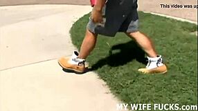 Boldly Watch Your Old Wife Get Humiliated As Slave In Femdom Cuckold BDSM With Monster Black Cock Stranger