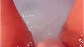 pretty babe in jacuzzi masturbates to a loud cumshot, gotta watch this