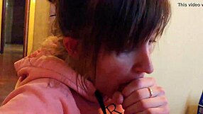 Amateur Blowjob Then Creampie With Friend