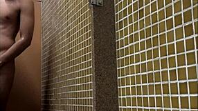 Brazilian Shower Spy At Gym Huge Dick