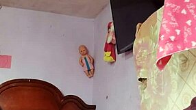 Rich Cumshot Alone in My Step Mother-in-Law's Room