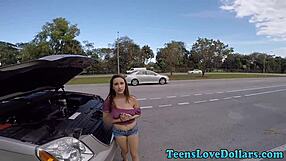 Amateur Teen Spunk Cash For Hardcore Outdoor Fucking