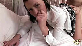 Intense Fingering Turns The Adorable Brunette Into An Anal Hungry Minx Who Desperately Craves Facials