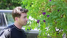 I Watch the Real Pornstar Get Bent Over and Cum Soaked in Hardcore Session