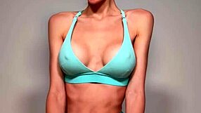 yoga session leads to dildo orgasm and pov fucking