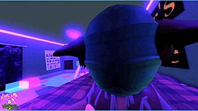 Candy snackar med demi-human vän i djupt äventyr del 2 på ro-condos