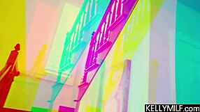 ryan eats pussy in hallway before fucking huge tits and lexi lunas mouth