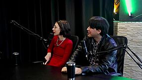 Yastrixx Performs Oral And Anal In Sheer Red Lingerie.