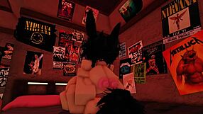 Teaching Her Ass How To Take A Big White Cock In Roblox