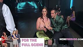 Are you watching this busty natural curvy milf getting freeused at a restaurant?