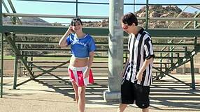 Savannah Camden lets the referee fuck her in the game