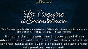 The Naughty Enchantress Guides You in a Sensual French ASMR Jerk Off Fantasy