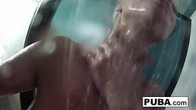 nikita von james takes a sexy shower