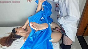 doctor fucks patient in hospital exam