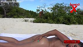 Celezte Cruz Sunbathing. Man Approaches and Fucks Her Hard
