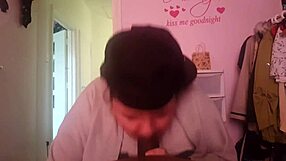 BBW british amateur SUCKS cock in high definition