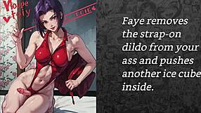 Faygrey caught by bounty huntress faye valentine and turned into a public whore joi sissification analdestruction sissygasm ice humiliation domination