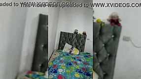 tired colombian woman gives neighbor a blowjob