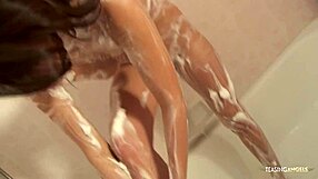 Asian Masseuse Uses Trimmed Pussy On Cock