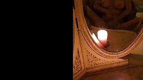 masturbating in vintage mirrors